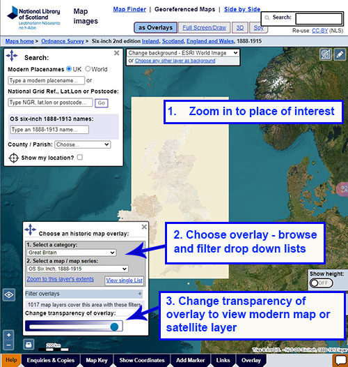 Georeferenced Maps -initial help information - desktop Georeferenced Maps - initial help information - desktop