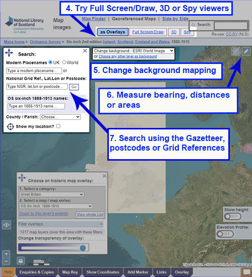Georeferenced Maps - more detailed help information Georeferenced Maps - more detailed help information